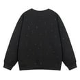 thumbnail image 6 of Fewfanhot Sweatshirts for Men Crewneck Solid Color Distressed With Holes Long Sleeve Sweatshirt Pullover Fall Winter Tops, 6 of 10