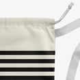 thumbnail image 3 of Simply Daisy Canvas Stripe 18 x 29 in Black Laundry Bag, 3 of 3