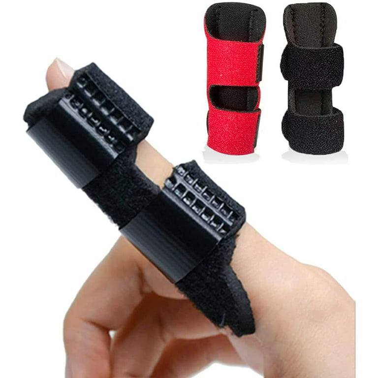 2pcs Finger Splint Finger Sleeves Protectors, Adjustable Trigger