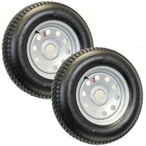 eCustomrim 2-Pk Trailer Tire Rim 205/75D15 Modular Silver SPECIAL 5 Lug On 5" BOLT PATTERN