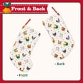 thumbnail image 2 of Lsque 18 Inches Funny Chicken Pattern Christmas Stockings Hanging Ornaments,Knitted Xmas Fireplace Hanging Stocking,Holiday Decoration, 2 of 8