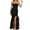 Black, variant on The Women's New Season Features An Elegant Strapless Slit and Fashionable Dress That Reveals the Short Satin Dresses Dress Sleeves