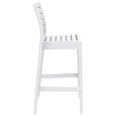thumbnail image 4 of 42.5" White Solid Refined Patio Bar Stool, 4 of 8