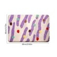 thumbnail image 2 of HengDidi 60x40cm Cute Motif Area Rug Imitation Sheepskin, Non Slip Polyester Floor Mat for Bedroom Bathroom Entryway Decor Easy Machine Wash Multi Functional, 2 of 6