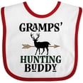 thumbnail image 3 of Inktastic Bow Hunter Gramps Hunting Buddy Boys Baby Bib, 3 of 4
