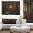thumbnail image 1 of Abandoned Interior - Landscape Painting Canvas Artwork Print, 1 of 3