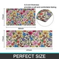 thumbnail image 7 of Pioneer Flower Floral Print Pattern Kitchen Rugs Sets Of 2,Anti Fatigue Kitchen Mat Rugs Non Slip Washable,Decorative Kitchen Floor Mats for Kitchen,Sink,Laundry,17"x30"+17"x47", 7 of 7