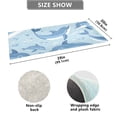 thumbnail image 5 of Bath Mat Soft Plush Non-Slip Absorbent Bathroom Rugs 39"x20" Dolphins in Sea, 5 of 8