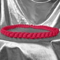 thumbnail image 3 of Men's Hair Ties Size Jumbo 2-Pack Braided Locs Thick Hair Soft & Strong Super Strechy Made in the USA Pink, 3 of 6