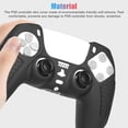 thumbnail image 4 of Silicone Cover Skin Case for Sony PS5 Controller, EEEkit Wireless Controller Protector Case Anti-slip Grips Case Compatible for PlayStation5, Controller Skin for PS5 with 8 Thumb Grip, 4 of 9