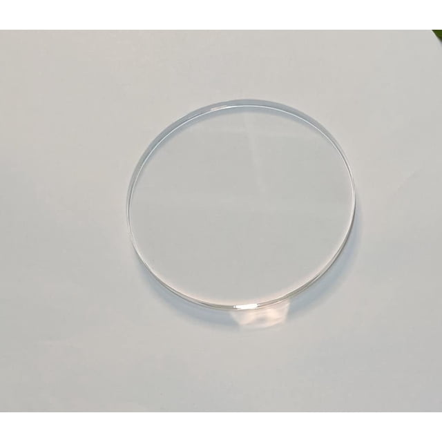 2PCS 1/4" Thick Clear Acrylic Circles,Acrylic Cup Coaster, Acrylic Coaster Templates,Woodworking Router Template (Round)