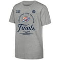 thumbnail image 2 of Youth  Gray Oklahoma City Thunder 2025 Western Conference Champions Locker Room T-Shirt, 2 of 3