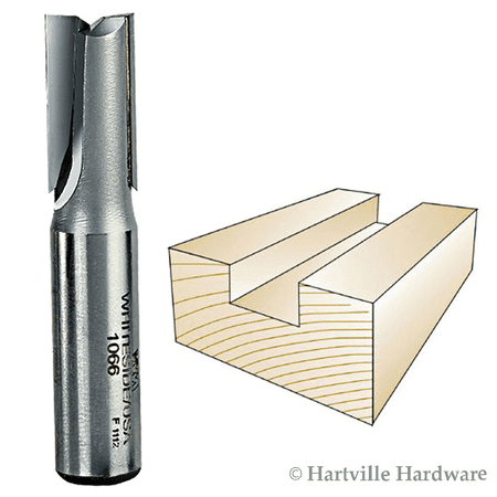 128 Bit Aes Hardware - 1066 Whiteside Carbide Tipped Straight Router Bit 1/2CD 1CL 1/2SH 2FL