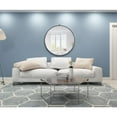 thumbnail image 4 of Metal frame Round Mirror with decorative hook 36 inch Black finish, 4 of 13