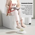 thumbnail image 3 of 1pc Office Foot Rest for Under Desk at Work Home Toilet Comfortable Footrest with Flexible Spring Ergonomic for Leg Thigh Back Hip Pain Relieve, 3 of 5