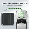 thumbnail image 2 of ECO-WORTHY 5W Solar Panel 12V Trickle Charge Battery Charger Kit Maintainer Boat RV Car, 2 of 6