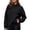 Black, variant on uvwlwu Women Hoodless Knit Sweatshirt Cross Wrap High Neck Long Sleeve Loose Elegant Modern Casual Soft Daily Comfort Pullover Top,S
