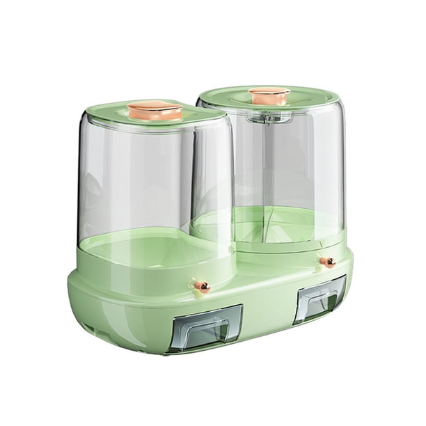 Wosthever Caja de almacenamiento transparente para alimentos, organizador de cacahuetes, granos de café y arroz, caja de granos de gran Organizadores de utensilios de cocina Verde