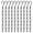 Black, variant on Hariumiu Metal Chain Hanger Metal Chain Clothes Hanger Organizer with 7 Slots Collapsible Vertical Space Saving Hanger for Wardrobe Organization Clothes