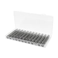 thumbnail image 1 of Caja de Almacenamiento de Accesorios para Uñas, Contenedor de Almacenamiento de Pintura, Organizador de Cuentas Portátil, Cuentas Artesanales, Artícul negro, 1 of 8