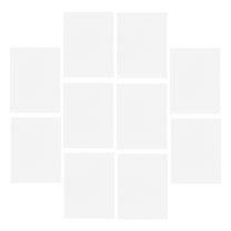 LOLIPPYY 1 Set Double Sided Clear Film Paper for Business Card Printing Photos and Home Use 10 Sheets