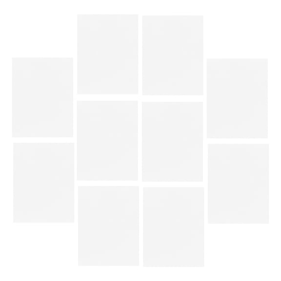 LOLIPPYY 1 Set Double Sided Clear Film Paper for Business Card Printing Photos and Home Use 10 Sheets