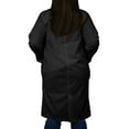 thumbnail image 3 of Panda Uniform by HeedFit Unisex 40" Lab Coat, L, Black, 3 of 7