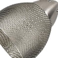 thumbnail image 3 of Benjara BM220751 Round Metal Mesh Shade Track Light Head & Frame, Silver, 3 of 5