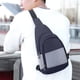 thumbnail image 5 of Tendencia de la moda bolso de pecho colgado al hombro-tela Oxford estudiantes ocio al aire libre pecho mochila pequeña azul, 5 of 5