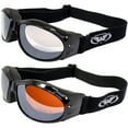 thumbnail image 1 of 2 Pair Eliminator Motorcycle Goggles Clear Mirror and Driving Mirror Lens, 1 of 1