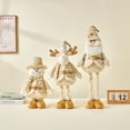 thumbnail image 3 of Directo de fábrica de China, muñeco de nieve de Navidad, muñeco de Papá Noel, decoraciones navideñas, muñeco de nieve de Navidad, viejo alce, adorno de muñeca wow, 3 of 4