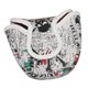 thumbnail image 5 of Cubierta Cola Personalidad Graffiti Golf Mallet Putter Head Cover con Rojo, 5 of 6