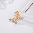 thumbnail image 4 of 1Pc Personality Small White Rabbit Brooch Pin Fashion Cartoon Alloy Drop Oil Animal Brooch, 4 of 5