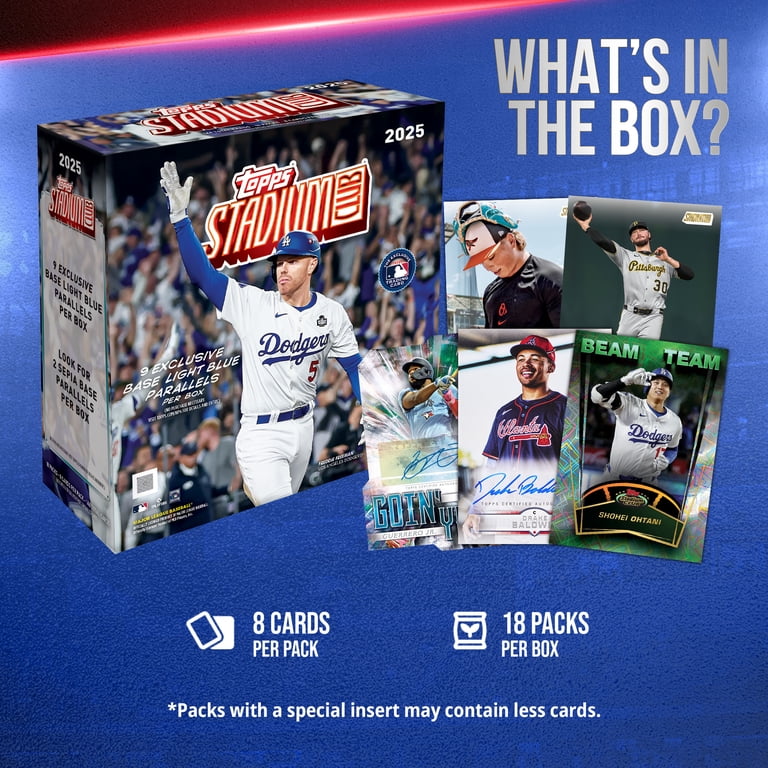 2025 Topps Stadium Club Baseball - Factory Sealed - Mega Box 