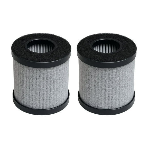 Nispira Filter Replacement For CALODY E-L2 Easycare CleanLight KeySmart Portable Car Air Purifier 3-in-1 HEPA Activated Carbon, 2 Packs