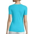 thumbnail image 2 of Hanes Women's FreshIQ X-Temp Tri-Blend Performance V-Neck Tee, 2 of 5