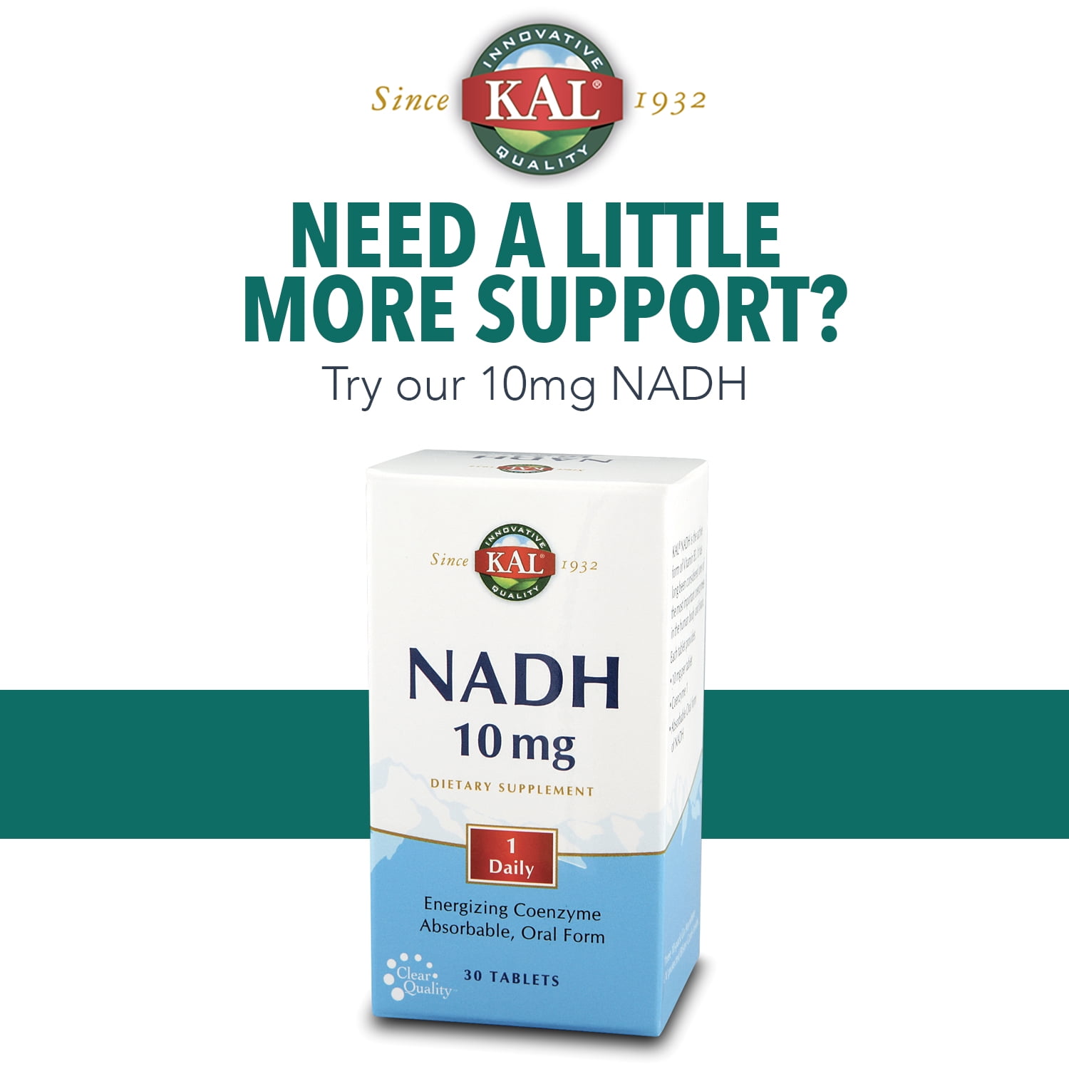 KAL NADH 5mg | 30ct