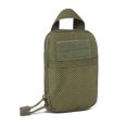 thumbnail image 1 of Riñonera de nailon para la cintura, ligera, EDC, para caza, para exteriores, verde militar JShteea Para Estrenar, 1 of 8