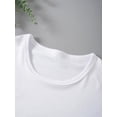 thumbnail image 4 of Camiseta informal de cuello redondo para mujer con estampado de corazones rojos, 100 % algodón, largo regular, estilo veraniego - j05. Camiseta de manga corta para adultos, hombres, mujeres, adolesce, 4 of 5