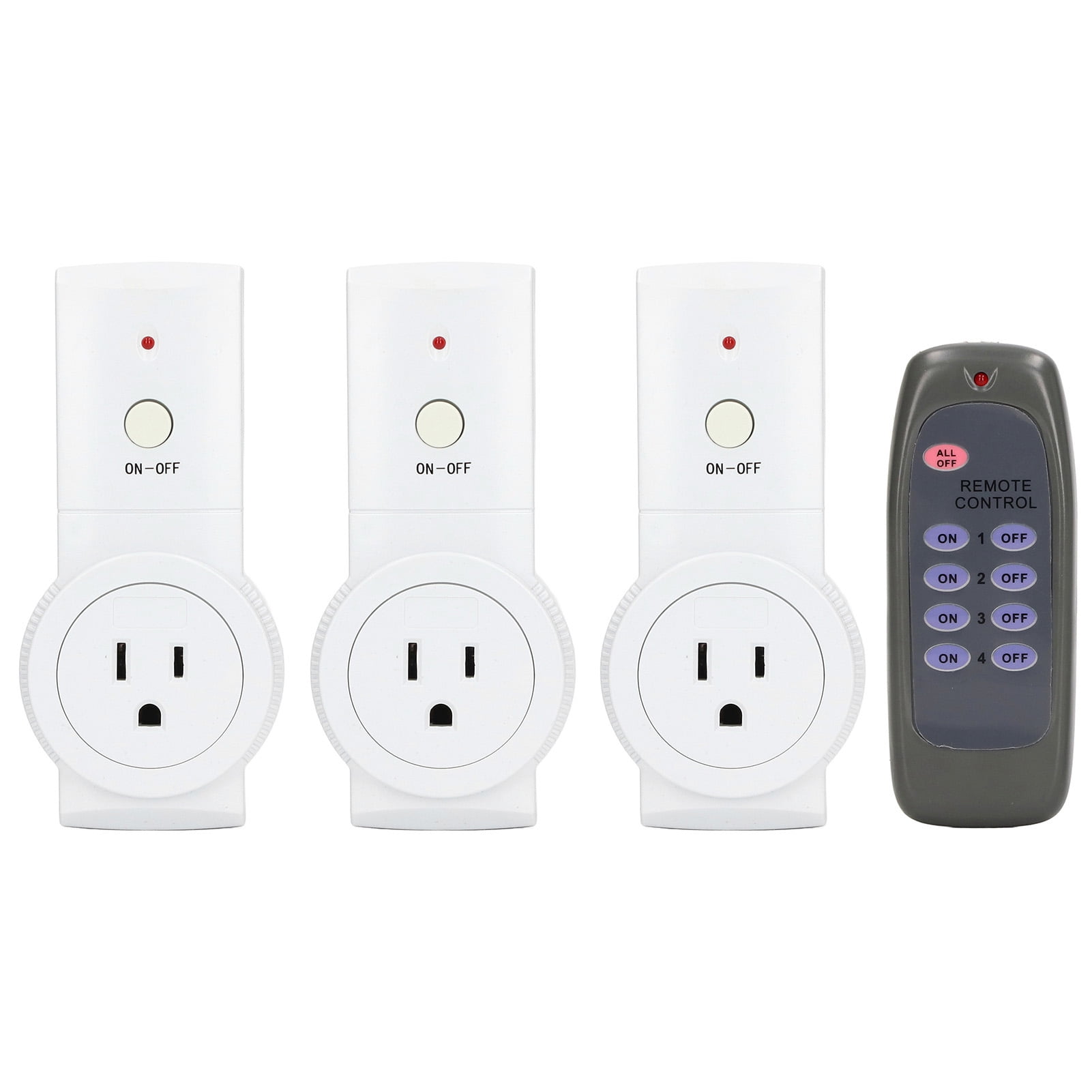 Remote Control Outlet Kit, Wireless Switch Socket Easy Operation With