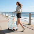 thumbnail image 5 of Stretch Luggage Cover L(25-28in)– Elastic Travel Suitcase Protector with Handle Openings & Bottom Closure, Washable Polyester Spandex Suitcases Cover, Floral Flowers Print, 5 of 5