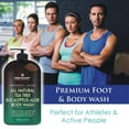 ALL Natural Tea Tree Body Wash Fights Body Odor, Athletes Foot, Jock