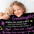 thumbnail image 5 of LHSHID Granddaughter Gifts From Grandma Graduation Gifts For Granddaughter Granddaughter Graduation Gifts Granddaughter Gifts For Graduation Christmas Birthday Blanket 30"x40", 5 of 9