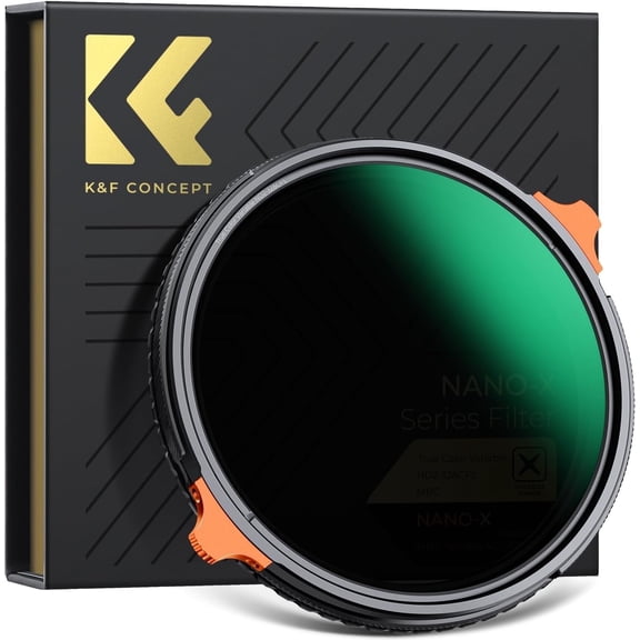 K&F CONCEPT 77mm True Color Variable Fader ND2-32 ND and CPL Circular Polarizing Lens Filter in 1 for Camera Lens Neutral Density Polarizer Filter