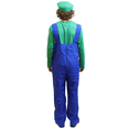 thumbnail image 4 of Disfraz Luigi Plomero Fx Costumes Verde con Bigote Adhesible para Adulto Hombre Talla XL, 4 of 5