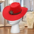 thumbnail image 2 of Sombrero de vaquero Sunnimix Rojo, 2 of 8