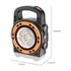 thumbnail image 3 of Fiudx Reflector para Exteriores, Linterna de Camping Multifuncional 3 En 1, Recargable Por Energía Solar y Usb, Luz Led Cob Impermeable, Batería Externa de Emergencia, Ideal para Senderismo, Pesca y, 3 of 6