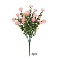 thumbnail image 2 of Eucalyptu And Camellia Artificial Plants Home Decor Artificial Flower Ornaments Fresh And Whimsical Photography Bouquets Dried Flowers, 2 of 6
