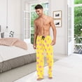 thumbnail image 6 of FORMRS Mens Pajama Pants with Pockets Soft Cotton Sleepwear Lounge Bottoms, Sizes S-2XL, Big Pink Stars Pattern, 6 of 7