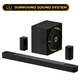 thumbnail image 1 of ULTIMEA 7.1.4ch Sound Bar con Dolby Atmos, Sistema Envolvente Sound para TV con 2 Altavoces Envolventes, Sound Bar para Smart TV, Barra de Sonido con Subwoofer para Cine en Casa, BT 5.4, HDMI eARC, S, 1 of 11